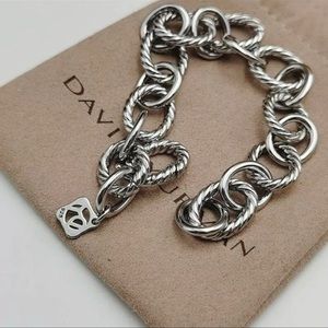 David Yurman Link Bracelet 12MM SZ L
